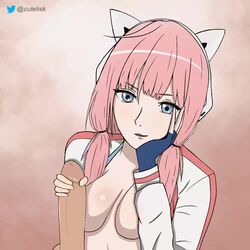 ai:_the_somnium_files animated cat_ear_headphones handjob iris_sagan male/female pink_hair video