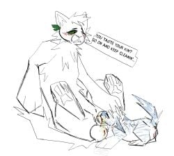 blood bodily_fluids domestic_cat duo felid feline felis female feral forced hi_res incest jayfeather_(warriors) leafpool_(warriors) male male/female mammal mother_and_child mother_and_son parent_and_child rape solflatter warriors_(cats)