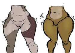 1boy 1girls bunny_ears bunny_tail bunnysuit female five_nights_at_freddy's glitchtrap penicilino123 pepitocuario123 robot robot_girl robot_humanoid scottgames simple_background small_penis thick_legs thick_thighs vagina vanny_(fnaf)