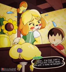 isabelle (animal crossing) from animal crossing by shadowthespirit