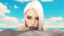 1boy 1girls 3d :>= ;>= all_the_way_to_the_base american animated ashe_(overwatch) balls_deep beach big_penis blender blizzard_entertainment blonde blonde_hair blowjob bob_cut bored close-up cock_hungry cum cum_down_throat cum_in_mouth cum_in_throat cum_inside dark-skinned_male dark_skin deepthroat deepthroat_holder deepthroat_no_hands deepthroat_smile denisem dislocated_jaw elizabeth_caledonia_ashe eye_contact eyelashes eyeshadow fellatio female gigantic_penis hoop_earrings interracial large_penis light_skin lipstick long_penis looking_at_viewer male male_pov mascara medium_hair naughty_face no_gag_reflex nude oral oral_sex outdoors overwatch pale-skinned_female petite pleasure_face pov red_eyes red_lipstick runny_makeup sci-fi science_fiction scifi seductive_eyes seductive_mouth short_hair sliding sliding_down_throat slim sound swallowed_whole swallowing_cum swallowing_penis_while_deepthroat swallowing_sounds tears throat_fuck throat_goat throat_noise throat_swabbing video white_hair wink