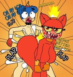 2023 2024 age_difference angry_kitty animal_humanoid anthro arm_pull ass big_breasts big_butt bodily_fluids breasts brother_(lore) brother_and_sister_(lore) canid canid_humanoid canine canine_humanoid cum cum_explosion cum_inside duo ejaculation english_text equid equine evil_grin evil_smile excessive_cum excessive_genital_fluids fangs felid felid_humanoid feline feline_humanoid female fiery_horn fiery_tail forced forced_orgasm from_behind_position fur furu_flami genital_fluids genitals horn huge_breasts huge_butt huge_thighs humanoid hybrid incest male male/female mammal mammal_humanoid older_penetrated open_mouth orgasm penetration prison_guard_position puppycorn pussy red_body red_fur sex sibling_(lore) simple_background sister_(lore) smile standing standing_doggy_style standing_doggystyle standing_sex teeth text the_lego_movie thick_thighs unicorn unikitty unikitty! wide_eyed