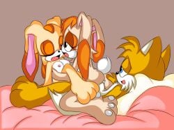 1boy 2girls aged_up bad_parenting breasts cream_the_rabbit incest j_nsfw male miles_prower small_breasts sonic_(series) sonic_the_hedgehog_(series) tails tails_the_fox threesome vanilla_the_rabbit younger_female younger_male