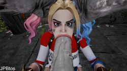 1girls 3d batman_(series) big_cock blowjob blue_hair crossover dc dc_comics deepthroat eastern_and_western_character fellatio fortnite fortnite:_battle_royale harley_quinn harley_quinn_(fortnite) huge_cock hyper_penis jpbtos just_the_tip light-skinned_female massive_penis monster monster_cock monster_rape multicolored_hair oral pink_hair rape regenerator resident_evil suicide_squad suicide_squad_(2016) twintails