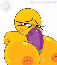 1female 1girls animated big_breasts blowjob_face blowjob_gesture blush blushing_at_viewer breasts breasts_out christian2005am closed_eyes completely_naked completely_naked_female completely_nude completely_nude_female eggplant eggplant_emoji emoji emoji_(race) emoji_milf emoji_slut fellatio_face fellatio_gesture female female_focus female_only half-closed_eyes huge_breasts looking_at_viewer milf musi_cassie naked naked_female nipple_bulge nipples nude nude_female red_eyes simple_background sound sound_edit sound_effects sound_warning sucking tongue tongue_out video yellow_body yellow_skin