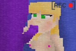 1boy1girl 8-bit big_belly big_penis blonde_hair blowjob camera camera_pov fat_man five_nights_at_freddy's green_eyes mrs_afton pink_nipples pixel_(artwork) pixel_art pixelated recording scottgames small_breasts william_afton