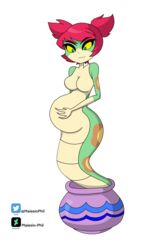 anthro maiesio_phil pregnant shantae snake snake_girl tuki_(shantae)