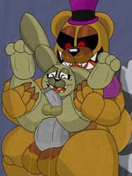 nightmare fredbear (fnaf) from five nights at freddy's by plushtrapboyuwu