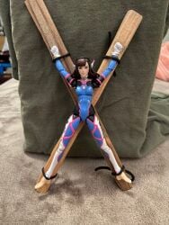 bondage d.va feet feet_focus female overwatch sacrifice tied_up