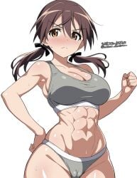 gertrud barkhorn from strike witches by unkai daraku