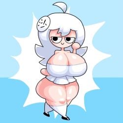 big_breasts tagme taunting(pizza_tower) white_hair xiao_diao xiao_diao's_daily_routine xiao_diao(xiao_diao's_daily_routine)