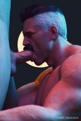 1human 2boys 2males 3d 3d_(artwork) 3d_model alien_humanoid alien_look_like_human bara black_and_white_hair blowjob_pov close-up closed_eyes daddy daddy_kink dilf dilf_district fellatio fellatio_pov gay gay_blowjob gay_oral gay_sex invincible kneeling kneeling_blowjob kneeling_oral_position light-skinned_male light_skin male/male male_focus male_only masculine mature mature_male mortal_kombat mortal_kombat_1_(2023) muscles muscular muscular_male netherrealm_studios nolan_grayson omni-man oral oral_insertion oral_penetration oral_sex saliva_on_penis sucking sucking_penis thick_mustache viltrumite