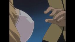 boobs bra ikkitousen sonsaku_hakufu torn_clothes white_bra