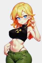 ai_generated bimbo bimbo_body bimbofied bra female gender_transformation genderswap_(mtf) hourglass_figure implied_transformation jenny_test johnny_test johnny_test_(series) midriff mtf_transformation navel nogitsunespirit panties rule_63 thick_thighs thin_waist transformation wide_hips