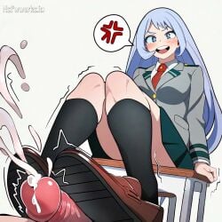 1boy 1girls ai_generated black_socks blue blue_eyes blue_hair blush boku_no_hero_academia brown_loafers cum dick ejaculation footjob knee_socks kneehighs knees_together_feet_apart kneesocks loafers long_hair medium_breasts my_hero_academia nejire_hado nsfwworks.ia room school school_uniform schoolgirl shoejob shoes sitting sitting_on_chair socks socks_and_shoes trample