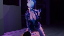 2020 3d animated clothed_sex evelynn k/da_all_out_series league_of_legends looking_at_viewer male no_sound riot_games sandwichmoth_(artist) the_baddest_evelynn video