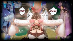 1girls 3d 3futas amber_(genshin_impact) balls big_balls big_breasts big_penis big_thighs blush breasts busty cryo_cicin_mage_(genshin_impact) eastboundaura88 electro_cicin_mage_(genshin_impact) english_text enormous_penis erection fat_cock fatui fatui_mirror_maiden_(genshin_impact) female futa_on_female futanari genshin_impact giant_penis gigantic_penis huge_balls huge_breasts huge_cock huge_thighs hyper_penis intersex koikatsu large_balls large_breasts large_penis large_thighs massive_penis multiple_futa multiple_penises penis surrounded_by_penises testicles thick_penis thick_thighs thighs uncensored