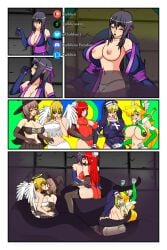 6girls absurd_res comic darkhen1410 koooon_soft koooonsoft_angel_girl koooonsoft_kungfu_girl koooonsoft_shinobi_girl koooonsoft_sister_girl koooonsoft_warrior_girl koooonsoft_witch_girl lamia multiple_girls tagme yuri