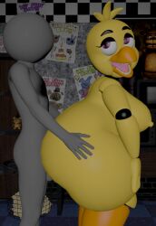 anon anonymous_artist anonymous_character anonymous_male chica_(fnaf) chicken_girl classic_chica_(fnaf) five_nights_at_freddy's fnaf good_chicken human male_human/female_anthro penetration