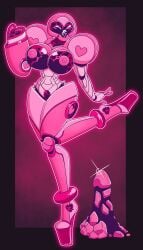 assimilation bimbo bimbo_body bimbo_lips bimbo_robot_girl bimbofied corruption female heeled_feet high_heels huge_ass huge_breasts metroid phazon platform_heels possession power_suit thick_lips thick_thighs transformation wide_hips wrenzephyr2