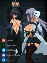 2girls darkhen1410 handcuffs koooon_soft koooonsoft_shinobi_girl multiple_girls tagme