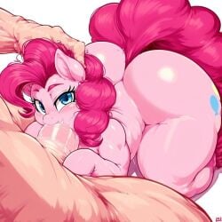 1boy 1girls ai_generated big_ass big_butt blowjob brax_(artist) civitai equine feral hips horse horse_girl human human_male human_on_feral my_little_pony pinkie_pie_(mlp) pony shortstack stable_diffusion tagme wide_hips