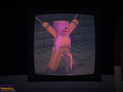 1futa 3d areolae balls big_breasts big_penis blue_eyes blush bound character crossed_eyes cum cum_on_ground erection female forced forced_orgasm futa_only futanari huge_breasts long_hair minecraft nude penetrable_sex_toy pink_hair restrained sex_machine sex_toy solo standing tagme thatnewdood tongue tongue_out tv