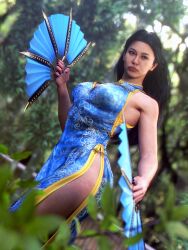 chun-li (cosplay) from mortal kombat by word2