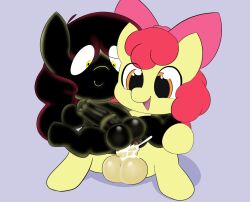 apple_bloom_(mlp) creepybloom cub cum dizzytizzy female futa_on_futa futanari horse horsecock my_little_pony my_little_pony_friendship_is_magic pony yuri