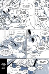 2boys comic gay gyro_zeppeli johnny_joestar jojo's_bizarre_adventure kissing_cheek male male/male male_only marion's_(artist) nude_male penis portuguese_text steel_ball_run yaoi