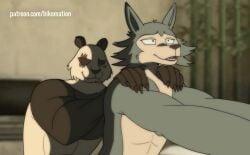 2025 2boys 2d 2d_animation 5_fingers anal anal_sex animated animation anthro anthro_on_anthro anthro_penetrated anthro_penetrating anthro_penetrating_anthro bamboo bear beastars better_version_at_source biceps big_claws bikomation black_body black_eyes black_fur black_nose body_grab body_hair boys breathing canid canine canis claws detailed_background digital_media digital_media_(artwork) dominant dominated domination duo eyebrows facial_expressions facial_scar fingers fluffy_cheeks frame_by_frame from_behind from_behind_position fur furry giant_panda gouhin grey_body grey_fur half-closed_eyes hand_on_shoulder hugging hugging_from_behind legoshi_(beastars) light looking_at_viewer looking_pleasured male male/male male_only male_penetrated male_penetrating male_penetrating_male mammal masculine_male multicolored_body multicolored_fur muscular muscular_anthro muscular_male narrowed_eyes netflix open_mouth panda_ears penetration pleasure pleasure_face pleasured pleasured_face pleasured_male scar scar_across_eye scar_on_face sex shadow short_playtime teeth tongue training triceps ursid ursine white_body white_fur wolf
