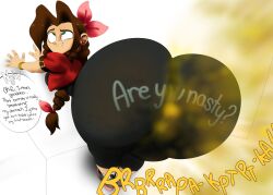 aerith gainsborough from final fantasy by barrybbeesly