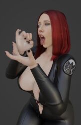 3d ai_voice_acted anaru animated big_breasts black_widow_(marvel) blowjob_face cleavage encouragement fellatio_gesture female handjob_gesture huge_breasts human human_only joi marvel marvel_cinematic_universe music natasha_romanoff prostate_massage_gesture red_hair s.h.i.e.l.d. scarlett_johansson sound tagme video