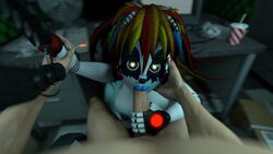 3d 3d_(artwork) baby_(fnafsl) big_breasts big_lips blowjob breasts circus_baby circus_baby_(fnaf) five_nights_at_freddy's freddy_fazbear's_pizzeria_simulator lips lipstick pov rckke scrap_baby scrap_baby_(fnaf) scrap_baby_(rckke) straight