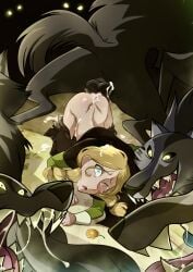 3boys all_fours ass_to_ass blonde_female blonde_hair blue_eyes canine censored_penis cum cum_in_pussy cum_in_pussy cum_inside cum_on_face dominant_feral dominant_male female_on_feral feral feral_on_female feral_on_human feral_penetrating feral_penetrating_human fucked_into_submission fucked_senseless human_on_feral human_penetrated interspecies jcm2 knotting light-skinned_female light_skin on_ground outdoors pale-skinned_female pale_skin petite ripped_clothing robyn_goodfellowe shocked shocked_expression submissive_female submissive_human torn_clothes vaginal_penetration wolf wolfwalkers zoophilia