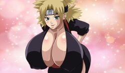 1girls alternate_breast_size bent_over big_breasts breast_focus breasts breasts_bigger_than_head female female_focus gigantic_breasts greengiant2012 headband huge_breasts hyper_breasts kimono kunoichi large_breasts naruto naruto_(series) naruto_shippuden ninja presenting presenting_breasts quad_tails solo solo_focus standing sunagakure_symbol teal_eyes temari top_heavy top_heavy_breasts upper_body voluptuous voluptuous_female