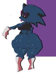 1girls anthro appleperson8 ass ass_focus big_ass big_butt bubble_ass bubble_butt fanon furry hedgehog huge_ass huge_butt sega sonic.exe sonic.exe_(series) sonic_(series) sonic_the_hedgehog_(series) sweaty sweaty_body sweaty_butt thick_thighs