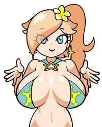 1girls 2024 2d 2d_animation :d alternate_version_available animated big_breasts bikini bikini_top blonde_hair blue_eyes bouncing_breasts breasts cropped_legs cute earrings eyebrows_visible_through_hair eyelashes eyeshadow female female_only flower_in_hair gif grabbing grabbing_own_breast hair_ornament hair_over_one_eye holding_breast holding_own_breast large_breasts light-skinned_female light_skin lipstick long_hair looking_at_viewer loop mario_(series) midriff minus8 nintendo no_text_version ponytail presenting presenting_breasts princess_rosalina smile smiling smiling_at_viewer smooth_animation solo solo_female super_mario_galaxy textless textless_version thin_waist tied_hair top_heavy topwear transparent_background video_games wink winking_at_viewer