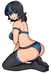 ass bra female female_only oc oninuer original original_character panties solo