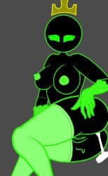 1girls artist_request ass big_ass big_breasts crown cum_in_ass databrawl green_outfit horny motherboard_(databrawl) roblox roblox_game sex_slave source_request tagme