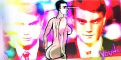 ass ben_shapiro benshapiro feminization girly looking_at_viewer male_focus politics pulling_panties shapiro sideboob wap