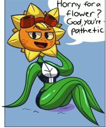 anthro anthrofied electronic_arts female female_only god_you're_pathetic insulting_viewer pathetic plantie plants_vs_zombies plants_vs_zombies:_heroes popcap_games smile solar_flare_(pvz) solo_female tagme