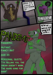 anthro balls bondage bound camera comic dialogue duo english_text game_show genitals goo_(disambiguation) hi_res imminent_rape lagomorph leporid male male/male mammal murid murine nude oldgreg page_13 penis rabbit rat rodent speech_bubble text