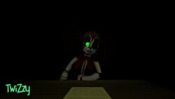 3d 3d_(artwork) baby_(fnafsl) big_breasts circus_baby circus_baby_(fnaf) five_nights_at_freddy's green_eyes rckke scrap_baby scrap_baby_(fnaf) scrap_baby_(rckke) smile solo solo_female