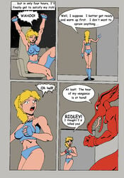 comic female human kyle_twilight metroid nintendo ridley samus_aran