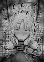 1boy 1boy1girl 1girls :>= bangs bar_censor bikini black_and_white blowjob blush breasts censored clothed clothed_female dark-skinned_male detailed_background eyebrows_visible_through_hair fate/grand_order fate_(series) fellatio female female_focus from_above greyscale indoors japanese_text kurotama looking_at_penis male medium_breasts monochrome mordred_(fate) mordred_(fate)_(all) mordred_(swimsuit_rider) nose_bubble oral pointless_censoring pov pov_male short_hair sketch solo_focus sound_effects squatting straight swimsuit text tile_floor tiles toilet