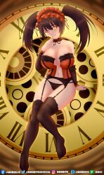 anime_style big_breasts date_a_live female morbite sole_female thick thick_hips thick_thighs tokisaki_kurumi