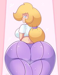 ass big_ass big_breasts big_butt bimbo blonde_hair bottom_heavy breasts bubble_ass bubble_butt daisy-pink71 daisy_(daisy-pink71) fat_ass fat_butt female female_only huge_ass huge_butt large_ass large_butt thick_ass thick_thighs turning_head wide_hips