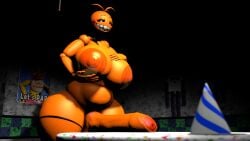toy chica (cyanu) from five nights at freddy's by urlocalsfmnoob