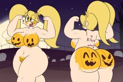 ass bodypaint breasts flexing halloween jdkdoodles nude pussy rainbow_mika street_fighter tagme